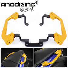 High Quality Rear Grab Bars Rear Seat Pillion Passenger Grab Rail Handle For Yamaha Yzf R3 Yzf R3 13 14 15 16 Yamaha Yzf Yamaha R3 Performance Racing