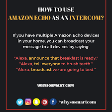 How To Use Amazon Echo As An Intercom Amazon Alexa Skills Echo Devices Alexa Skills