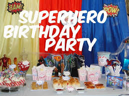 I always have a themed food table at my parties but when it came to themed superhero birthday party food ideas, there really weren't that many posted online so i had to create my own. Superhero Theme Birthday Cheap Online Shopping
