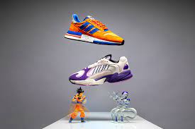 Going through all the shoes and the details on the shoes. Adidas Originals X Dragon Ball Z First Battle Sneaker Politics