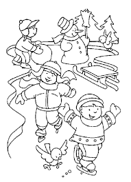 Pack these spring printables into a picnic basket for a family outing. Winter Season Print And Color Free Printables
