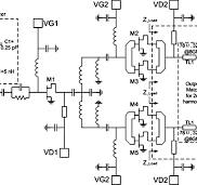 A schematic of the wideband MMIC PA. | Download Scientific ...