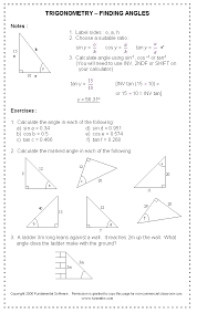 Free High School Math Worksheet From Funmaths Com High School Math Math Worksheets Trigonometry Worksheets