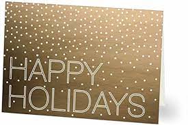 Best wishes for a happy new year filled with health, happiness, and spectacular success. Amazon Com Hallmark Business Holiday Card For Customers A Golden Season S Greeting Pack Of 25 Greeting Cards For Business Office Products