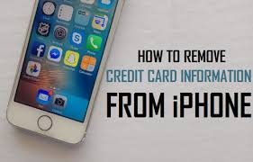 If you turned on automatic selection for a rewards card, store credit card, or ticket, tap a pass notification or tap a pass in wallet. How To Remove Credit Card Information From Iphone