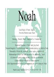 Meaning Of Noah Names With Meaning Noah Name Names