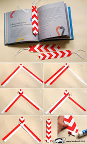 A Bookmark In The Colours Of Baba Marta Diy Paper Making Creative Bookmarks Bookmarks Handmade Diy Bookmarks