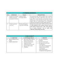 Serta peluang untuk naik pangkat kerjasama perniagaan,peningkatan nilai diantara hubungan dua hala dan sebagainya. Contoh Resume In English
