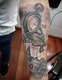 As a bonus, the clock's face can be set to reflect a special moment. Clock Tattoo Ideas For Men Thelatestfashiontrends Com