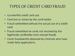 Credit card fraud is on the rise — and so are the different types of credit card scams. Ppt Credit Card Fraud Powerpoint Presentation Free Download Id 4023756