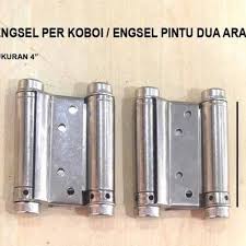 Biasanya pintu yang menggunakan engsel koboi ini bisa ditemui di berbagai restoran maupun kafe sehingga memudahkan pelayan engsel piano memiliki dua pilihan bahan yaitu yang terbuat dari kuningan dan baja. Engsel Pintu Bolak Balik Engsel Pintu Dua Arah Engsel Per Koboi Shopee Indonesia