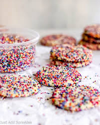 Sprinkled Sugar Cookies Just Add Sprinkles Recipe In 2020 Favorite Sugar Cookie Recipe Sugar Cookies Perfect Sugar Cookies
