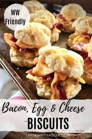 Bacon Egg And Cheese Biscuit The Skinnyish Dish