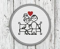 See more ideas about cross stitch, cross stitch patterns, cross stitch embroidery. Cute Boy And Girl In Love Counted Cross Stitch Pattern Valentine S Day Heart Pdf Instant Download Cross Stitch Patterns Cross Stitch Love Counted Cross Stitch Patterns