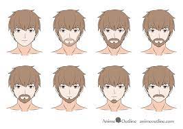 How To Draw Anime Facial Hair Beards Mustaches Animeoutline He's an older character with a white beard and bald/balding head. how to draw anime facial hair beards