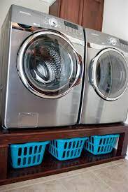 Craftyc0rn3r Washer And Dryer Pedestal Washer And Dryer Pedestal Stacked Laundry Room Small Laundry Room Organization