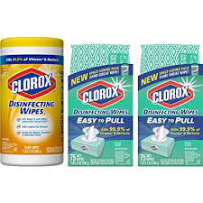 This bulk wipe pack contains three 75 count canisters of disposable, antibacterial wipes in 2 scents featuring fresh scent and crisp lemon (do not flush wipes). Buy Clorox Disinfecting Wipes Value Pack Bleach Free Cleaning Wipes 75 Count Each Pack Of 3 Online In Thailand B07bdnylmd