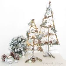 Looking for some homemade christmas ornaments? How To Make Twig Christmas Trees Shabby Art Boutique