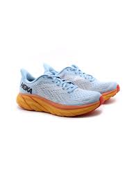 Hoka One One Clifton-8 sneaker running donna, Sport Performance, colore  Ssif, taglia 5 1/2