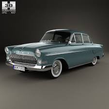 3d Model Of Opel Kapitan 1956 Opel Car 3d Model 3d Model