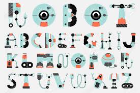 Freeadd a verified certificate for $249 usd we. Robot Font Robotics Alphabet Set Royalty Free Cliparts Vectors And Stock Illustration Image 91362120