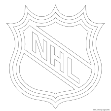 Print or download for free nfl teams logos. Nhl Logo Nhl Hockey Sport Coloring Pages Printable