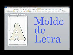 Moldes de letras del abecedario en forma individual para ampliar o reducir y realizar carteles, manualidades, pintura. Como Fazer Moldes De Letra No Word Youtube