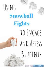Engage And Assess Your Students With A Snowball Fight Teaching Made Practical Fun Classroom Games Classroom Games Elementary Formative Assessment Elementary