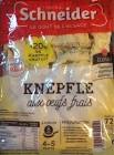 Knepfle Au Oeufs Frais