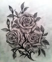 Realistic Black And Grey Roses Would Make A Great Tattoo Rose Tattoo Design Rose Drawing Tattoo 3d Rose Tattoo