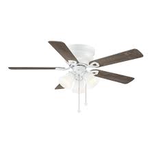 What are a few brands that you carry in white ceiling fans with lights? Clarkston Ii 44 In Led Indoor White Ceiling Fan With Light Kit Sw18030 Wh The Home Depot