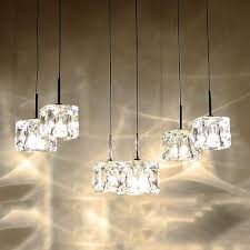 Crystal Pendant Light Dining Room Pendant Light Fashion Crystal Ice Cube Pendant Lighting Lamps 5012 6 I Crystal Pendant Lighting Pendant Light Crystal Pendant
