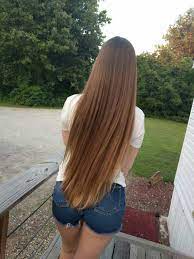 Tailbone Length Long Honey Hair Uzun Sac Sac Guzel Kadinlar