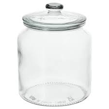 Vardagen Jar With Lid Clear Glass Height 7 Diameter 5 Ikea Ikea Vardagen Ikea 365 Food Storage Organization