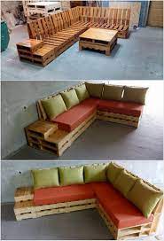 You Can Also Creatively Add Your House Garden With The Wood Pallet L Shaped Amazing Couch And Pallet Patio Furniture Pallet Furniture Outdoor Pallet Furniture