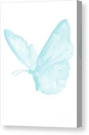 Assembling the photowall canvas print is easy and it takes around 30 minutes. Butterfly Baby Blue Butterfly Watercolor Painting Pastel Kids Room Decor Nursery Boy Print Canvas Print Canvas Art By Joanna Szmerdt