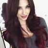 On dark hair, the vampire red will look more of a light burgundy color. 1