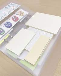 tama ns instagram ふせん 収納法 付箋を使うことが多くて なおかつ付箋が大好きなので行き場に困っていた付箋たちを1つにまとめました 今まではポーチに入れていたけど 折れ曲がったり探すのが面倒になっていました b6のファイルにまとめてスッキリ