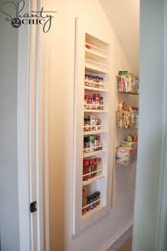 Kawachi aluminium kitchen organizer with. Diy Built In Spice Rack Free Plans And Tutorial Shanty 2 Chic