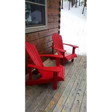 Leisureline Adirondack Chair Red Classics Canadianchairs Original American And Canadian Furniture Made Of Recycled Plastics E G Adirondack Bearchairs Or Muskoka Chairs