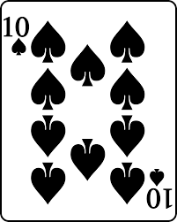 Kartu besar (kartu eropa, bukan kartu ceki). Fail Playing Card Spade 10 Svg Wikipedia Bahasa Melayu Ensiklopedia Bebas