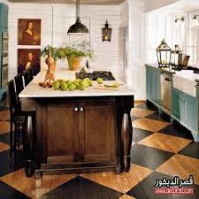 مطابخ الومنيوم مودرن بنى احدث ديكورات مطبخ ٢٠١٨ قصر الديكور