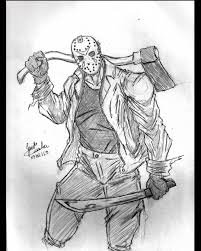 Jason Vooheers Jason Voorhees Drawing Art Sketches Jason Voorhees