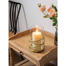 Crystal pillar candle holder and vase all in one. Hurricane Glass Pillar Candle Holder With Removable Glass For Wedding Party Anniversary Home Decor Gold Buy Online In Morocco At Desertcart Ma Productid 221161529