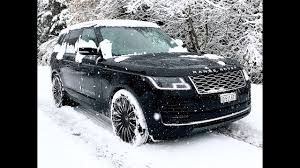 Range Rover Vogue 2019 4 4 L V8 Test Review On The Snow Youtube