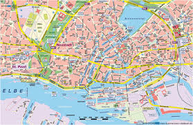 Hamburg Germany Map Germany Map Street Map Map