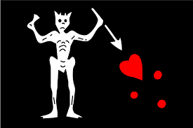 Blackbeard S Flag From Pirates Of The Caribbean On Stranger Tides Revealed Blackbeard Flag Pirate Flag Blackbeard