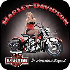 Harley Davidson Marilyn Monroe Legend Black Magnet Vintage Harley Davidson Motorcycles Classic Harley Davidson Harley Davidson Artwork