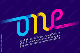 The truth is, there is a high number of great stocks to buy today. One Line Style Font Design Single Continuous Line Alphabet Stock Vektorgrafik Adobe Stock