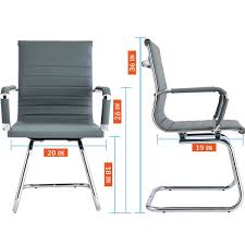 Dropship Covibrant Modern Office Chair Without Wheels Waiting Room Chairs With Arms For Reception Desk Conference Area Set Of 2 To Sell Online At A Lower Price Crov